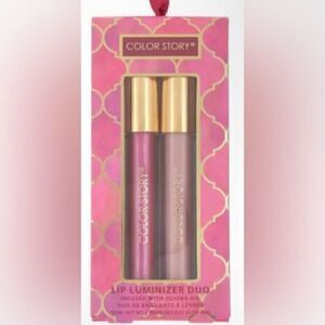 🛍️Color Story Lip Luminizer Duo Soft Pink  Lip 👄 Gloss o.2 7FL 🎀